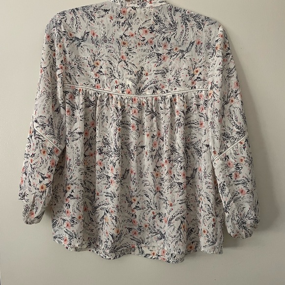 NEW floral womens lovestitch long sleeve blouse - Picture 3 of 4
